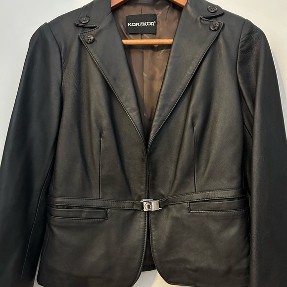 Black Leather Jacket - Picture 1 of 9